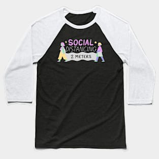 Socail Distancing Baseball T-Shirt